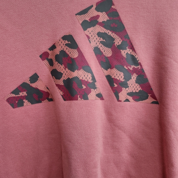 Adidas Women's Graphic Pink Hoodie - Picture 2 of 5